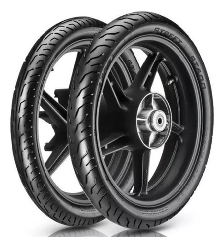 Pe De Galinha Titan 150(disco)+pneu Vipal 80/100 90/90 St600
