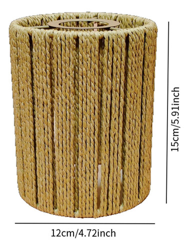 Paper Rope Lamps Scose Lámpara De Techo De Lámpara Tejida