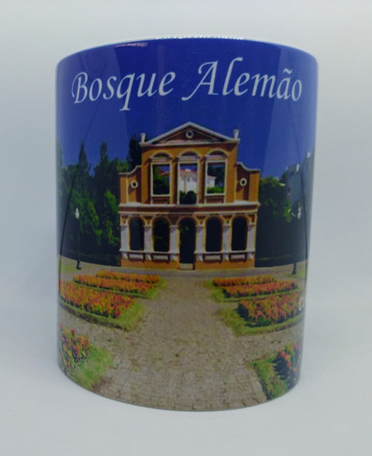 Caneca Tema Bosque Alemão Lembrança De Curitiba - Pr