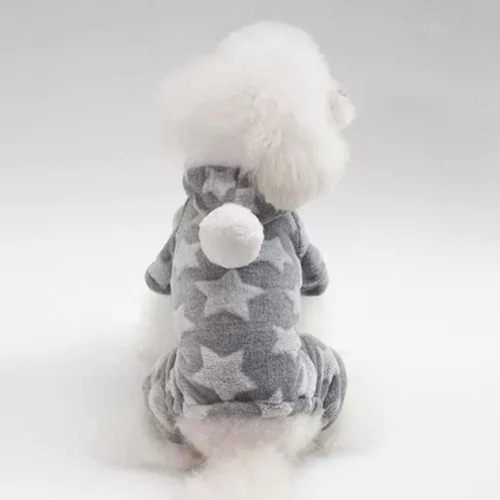// Pijama Calientita Con Pants Y Gorro For Perros Pequeños