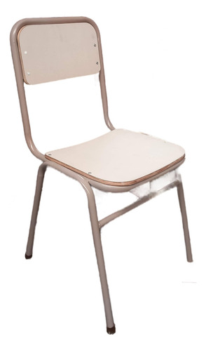 Silla Escolar Antigolpe N° 4 Reforzada Aj Marfil
