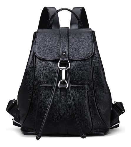 Coolcy Nueva Mochila Vintage De Cuero Genuino Para Mujer