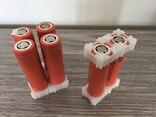 Imagen 4 de 4 de Holder Empaque Separador Ensamblaje Porta Pilas 18650