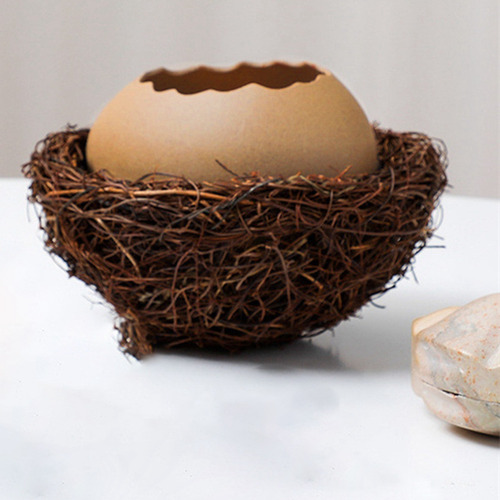 Modern Simple Ceramic Crafts Personality Dessert Bowl Egg Sh