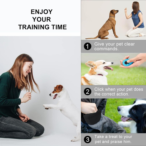 Kit De Adiestramiento Left&right Dog Clicker, Adiestramie...