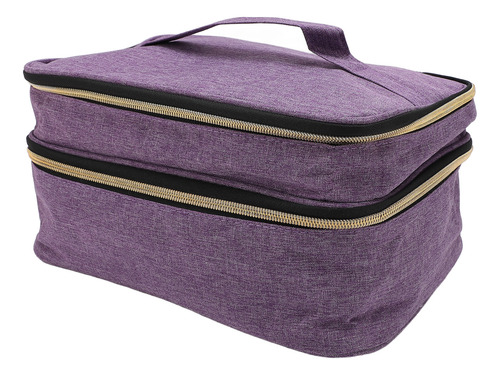 Bolsa De Costura De Doble Capa, Organizador De Accesorios, M