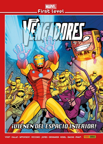 Marvel Firts Level # 12 - Los Vengadores: ¡vienen  Del Espacio Interior!, De Chris Yost. Editorial Panini Comics, Edición 1 En Español