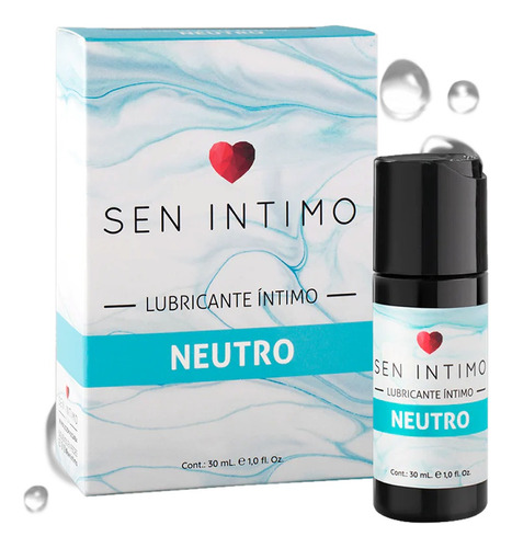 Lubricante Intimo Sen Neutro Natural Base Agua Invima 30ml