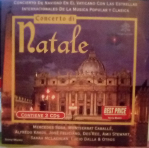 2 Cd's Concerto Di Natale  Varios Intérpretes 