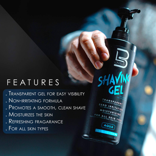 Gel De Afeitar L3 Level Three Razor Straight Razor Shave Aqu