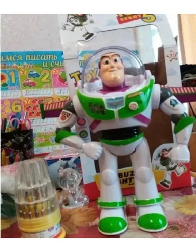 Toy Story Talking Buzz Lightyear Action Figure 28cm Com Asas