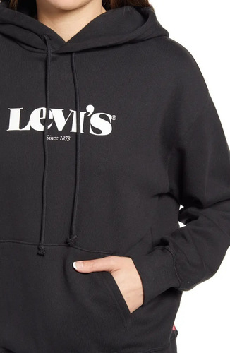 Chamarra Sudadera Con Gorro Levi's Hoodie Mujer Dama Cómoda