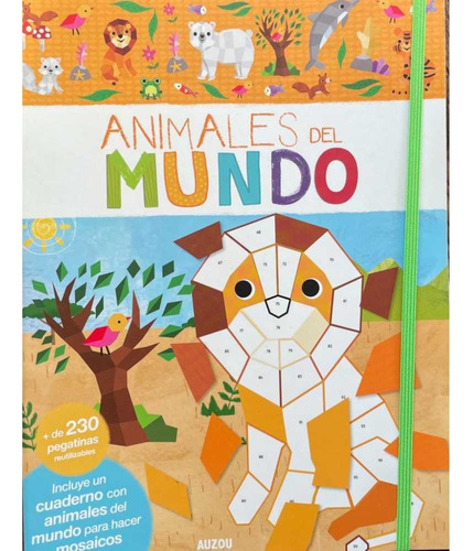 Mi Primer Libro De Pegatinas. Animales Del Mundo - Auzou