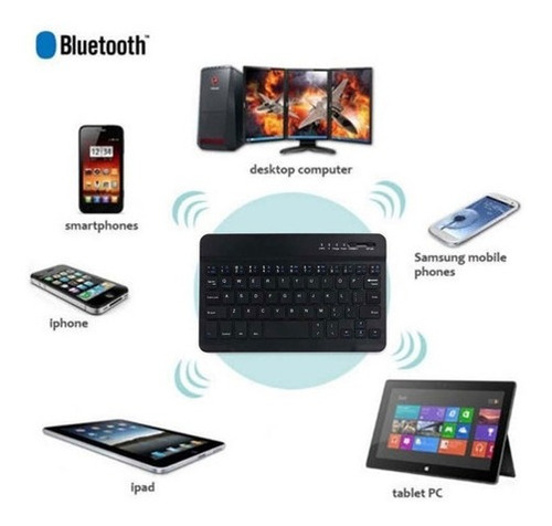 Cubierta Protectora Teclado Bluetooth Tablet 7-8 Pulgadas