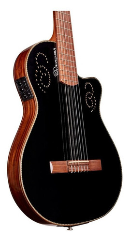 Imagen 3 de 6 de Guitarra Alpujarra 300kink Fishman Nylon Brillante Mkz