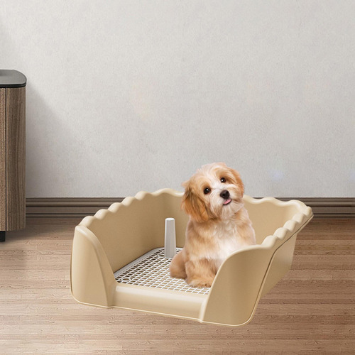 Caja De Arena Extraíble Para Perros, Inodoro Con Café