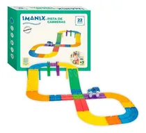 Comprar Imanix Pista De Carreras Rampas Y Auto 22 Piezas Magnéticas