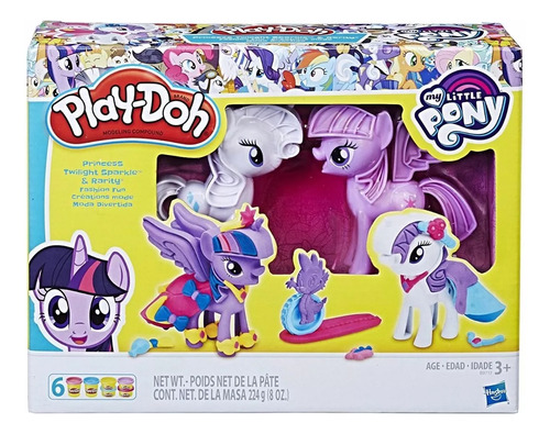 Play Doh My Little Pony Moda Divertida Jugueteria El Pehuen