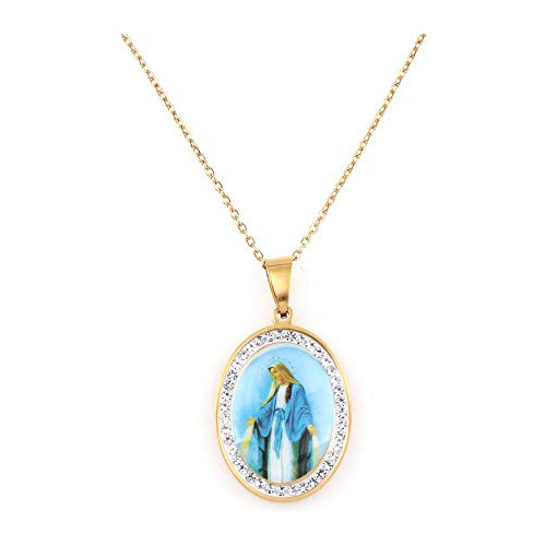 Ywli Medalla Milagrosa, Collar De La Virgen María, Regalos R