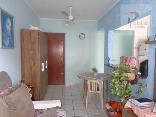 Apartamento Com 1 Dormitório, Elevador, Excelente Localização, À Venda, 42 M² - Aviação - Praia Grande/sp - Ap2345