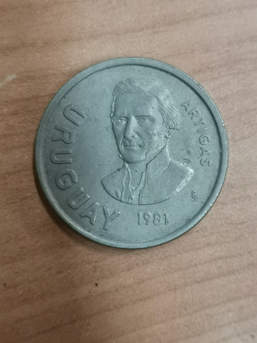 Moneda Uruguay 10 Pesos 1981