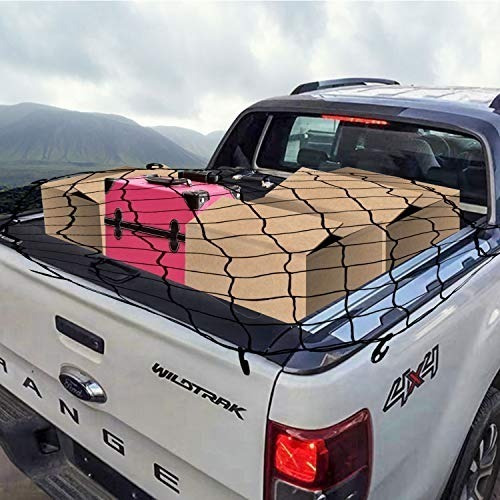 Imagen 4 de 9 de Red Elástica 120x150 Camioneta Auto Portaequipaje 10 Gancho