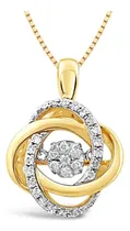 Comprar Collar De Diamantes Con Nudo De Amor De Diamantes Danzantes