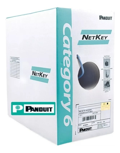 Cable Utp Panduit Netkey Cat6 Color Blanco