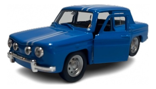 Renault R8. Auto Miniatura Welly. Escala 1:34 -1960s - Azul