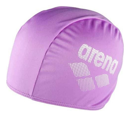 Gorra Natación Piscina Arena Polyester Tela Color Lila Tamaño One Size