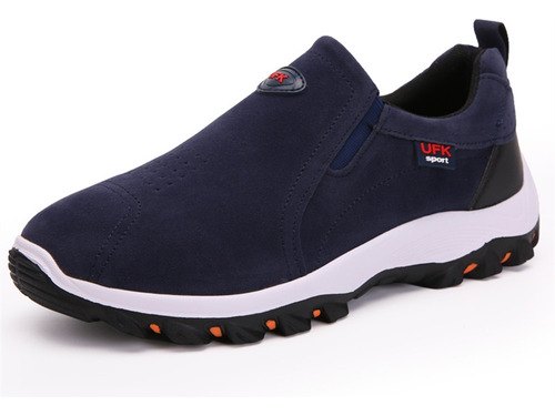 Zapatos Casuales De Trekking Cuero Ligero Para Hombre