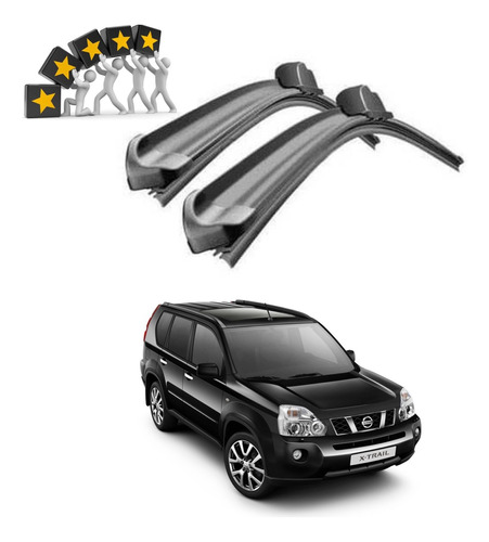 Plumas Limpiaparabrisas Flexible Nissan Xtrail 2008 Al 2013