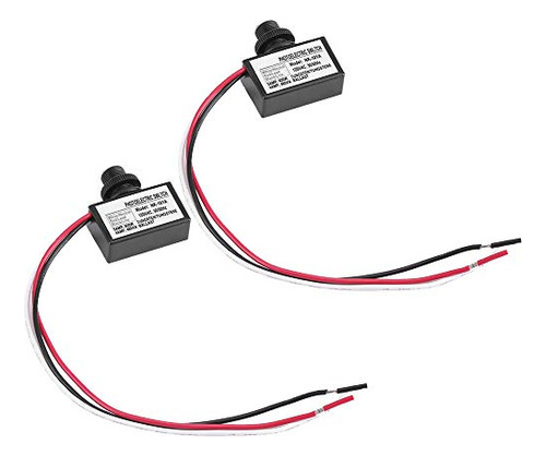 Paquete De 2 Interruptores De Botón Con Sensor De Control De