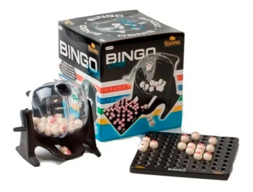 Bingo 90 Bolillas C/bolillero Cristal Bisonte 9919 Canalejas