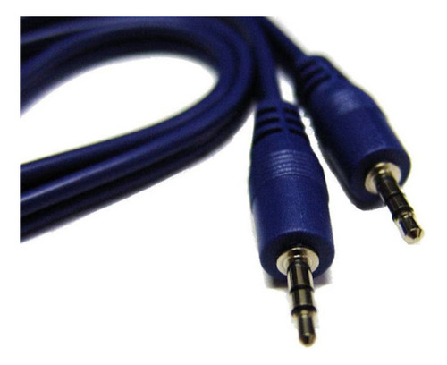 Cable Artekit C3.5stx3.5st0.9 Azul 3.5mm A 3.5mm Largo 90cm