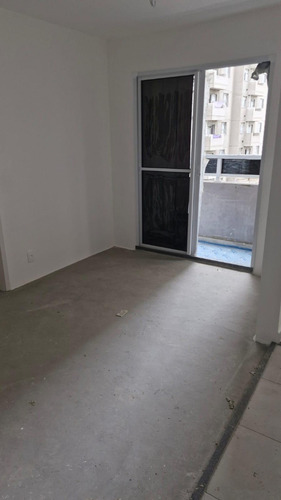Apartamento Em Santos Com 2 Dormitórios, 1 Vaga De Garagem Para Carro, 1 Banheiro, Sala, Cozinha, Área De Serviço E Varanda