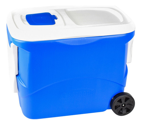 Conservador Soprano Tropical 50l com rodas Febo Blue