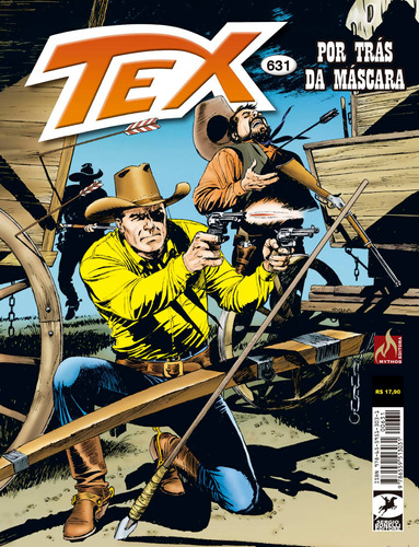 Tex 631: Por trás da máscara, de Rizzo, Antonello. Editora Edições Mythos Eireli, capa mole em português, 2022