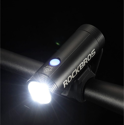 Imagen 2 de 7 de Linterna Luz Led Delantera Para Bicicleta 400 Lumen Rockbros