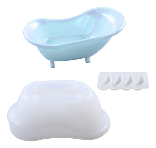 . Molde De Silicone E Resina Para Pratos, Bandeja De Joias,