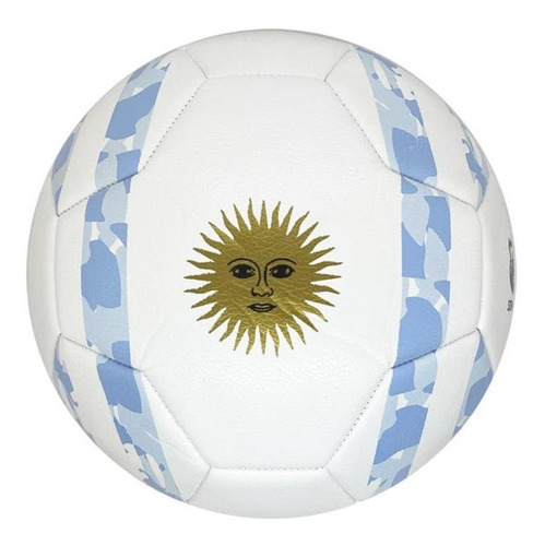Pelota De Futbol 5 Argentina Apto Profesional Color Amarillo
