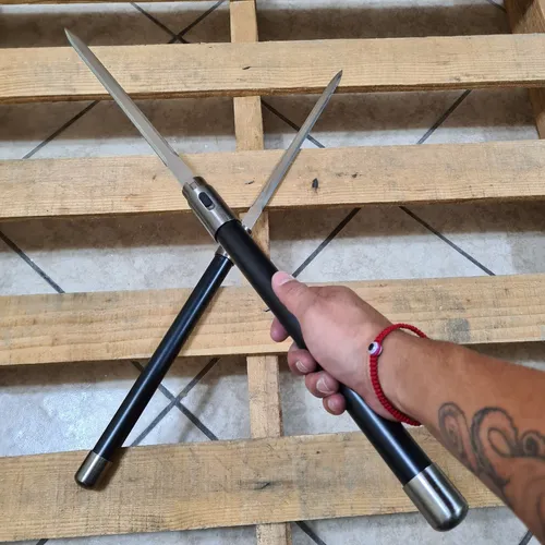 comprar Espada Doble Tipo Baston Y Ninja Ninjato Katana H-5513-bk