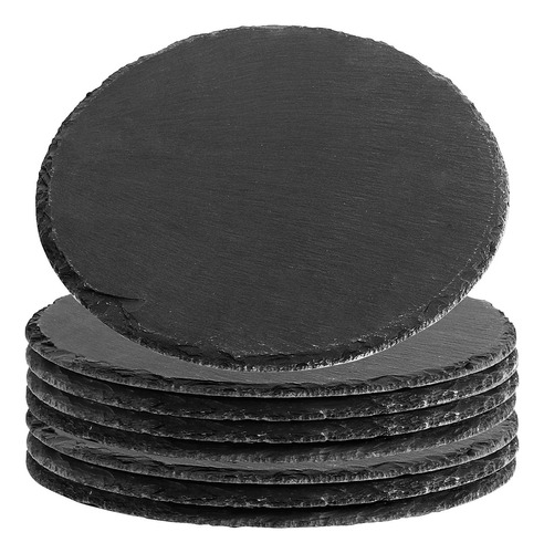 Funsuei Paquete De 8 Tablas De Queso Pizarra Negra De 7.8 Pu