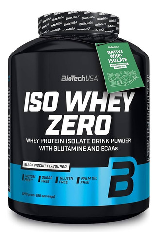 Iso Whey Zero Biotech Proteinas Sabor Black Biscuit 5lb