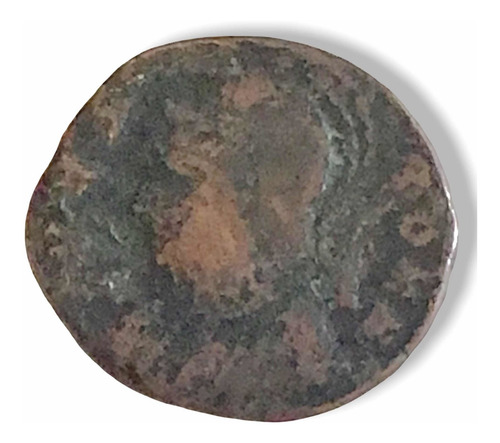 Antigua Moneda Romana De Cobre: Romus Y Remulus 337 Ad (Usado)