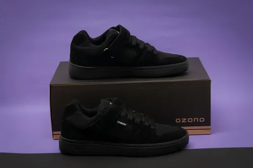 Zapatilla negra ozono skate deals