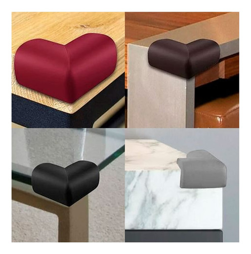 Set De 4 Esquineros Para Muebles Adhesivo 3m Colores Mf Shop