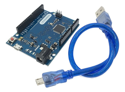 Tarjeta Leonardo R3 Arduino Compatible Con Cable Micro Usb