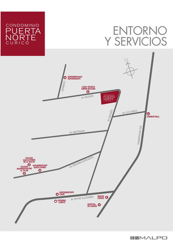 Cond. Pta Norte - Nuevo: 2 Dorm. - 1 Baño - Estacionamiento