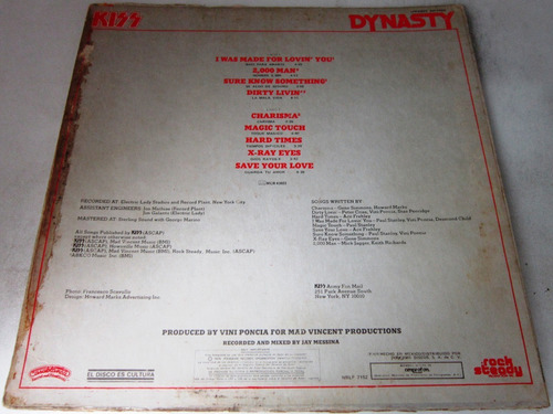 Kiss - Dynasty Lp